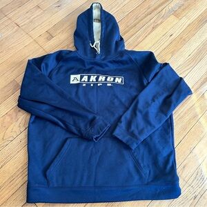 Akron zips Navy Hoodie